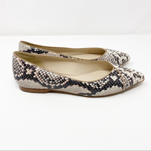 Cole Haan Gray and Tan Loafers Sleek Flats - Picture 6 of 10